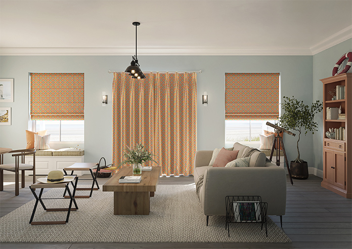 Deco Sea Shells, Strawberry - Made To Measure Curtains - Image 15